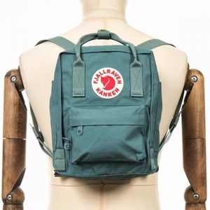 BRAND NEW Fjällräven Kånken Frost Green Backpack Mini with tags!!